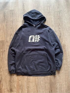 Rare 2000s Alphanumeric Hoodie